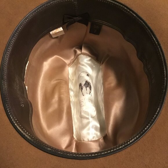 Resistol George Strait Hill Country Felt/Wool/Beaver? Hat 7 Chestnut - Picture 9 of 11